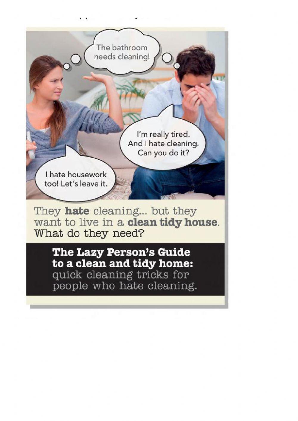The lazy person's guide