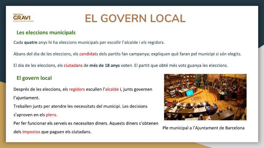 El govern local i els serveis