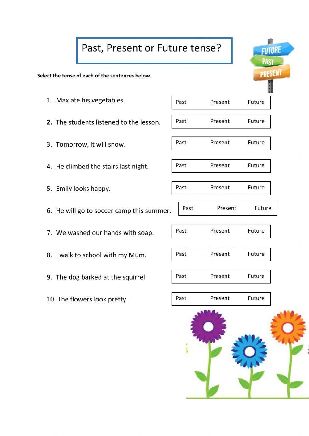 Past, Present and Future tense worksheet | Live Worksheets past-present-and-future-tense-worksheet-live-worksheets