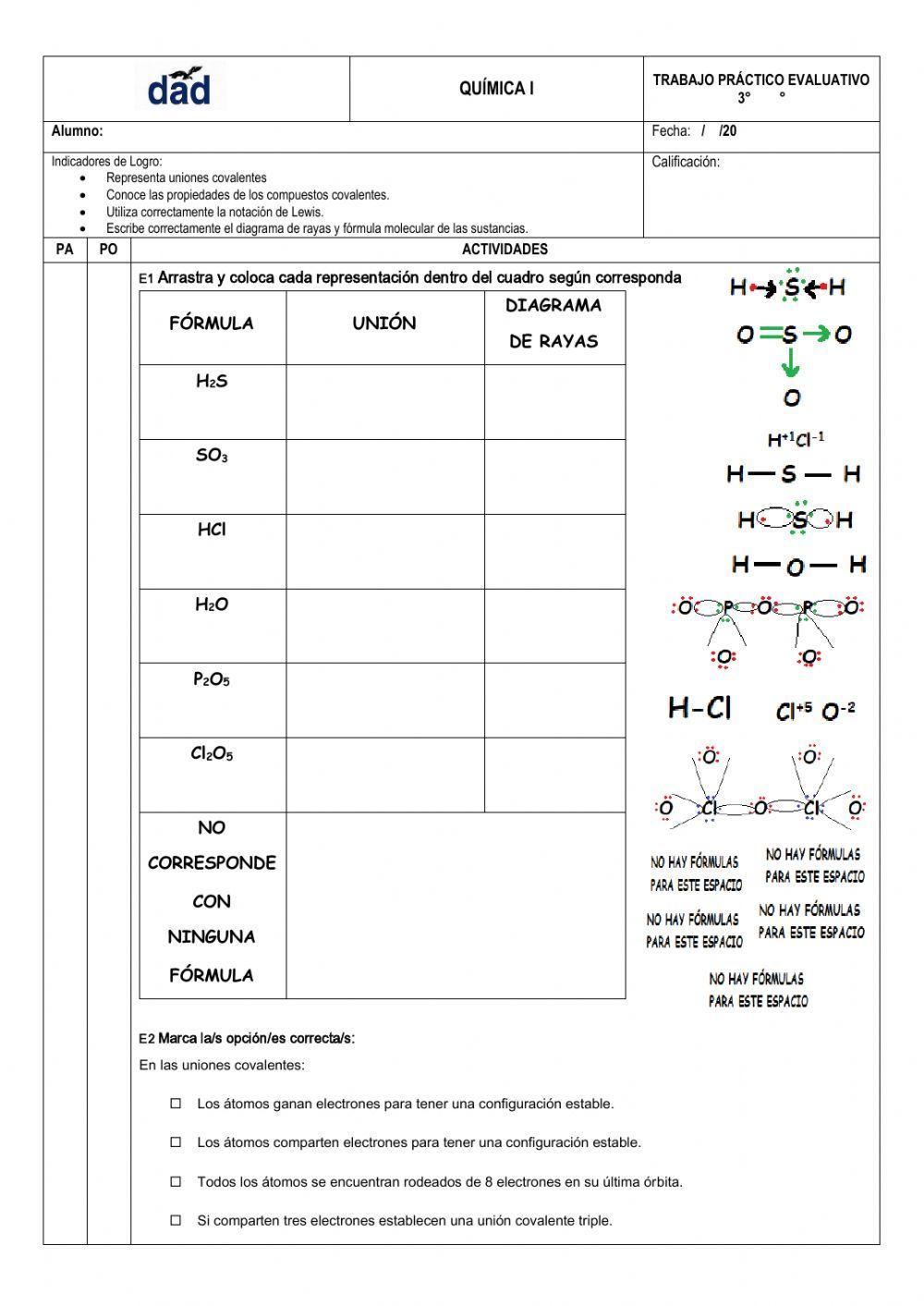 Unión covalente Unión covalente