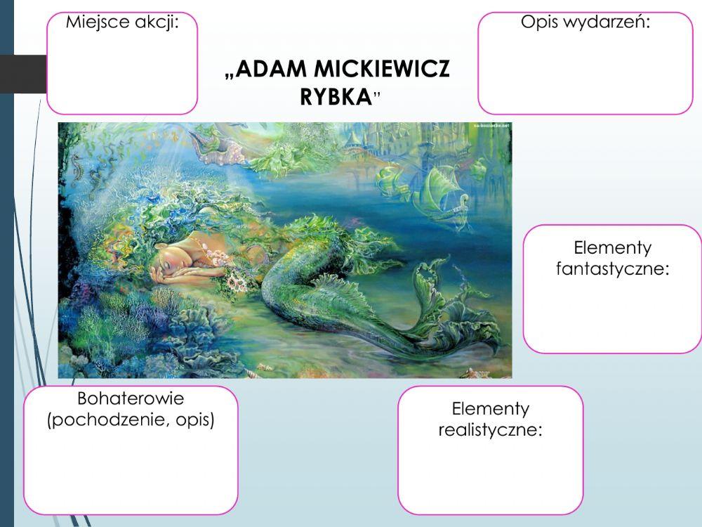 Adam Mickiewicz Rybka