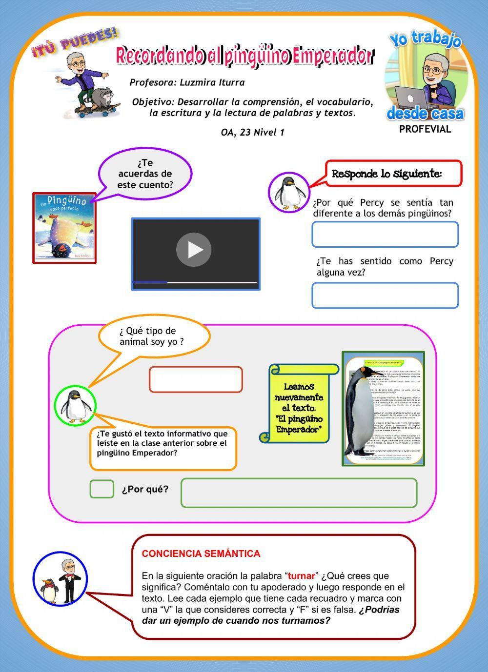 Recordando cuento pingüino