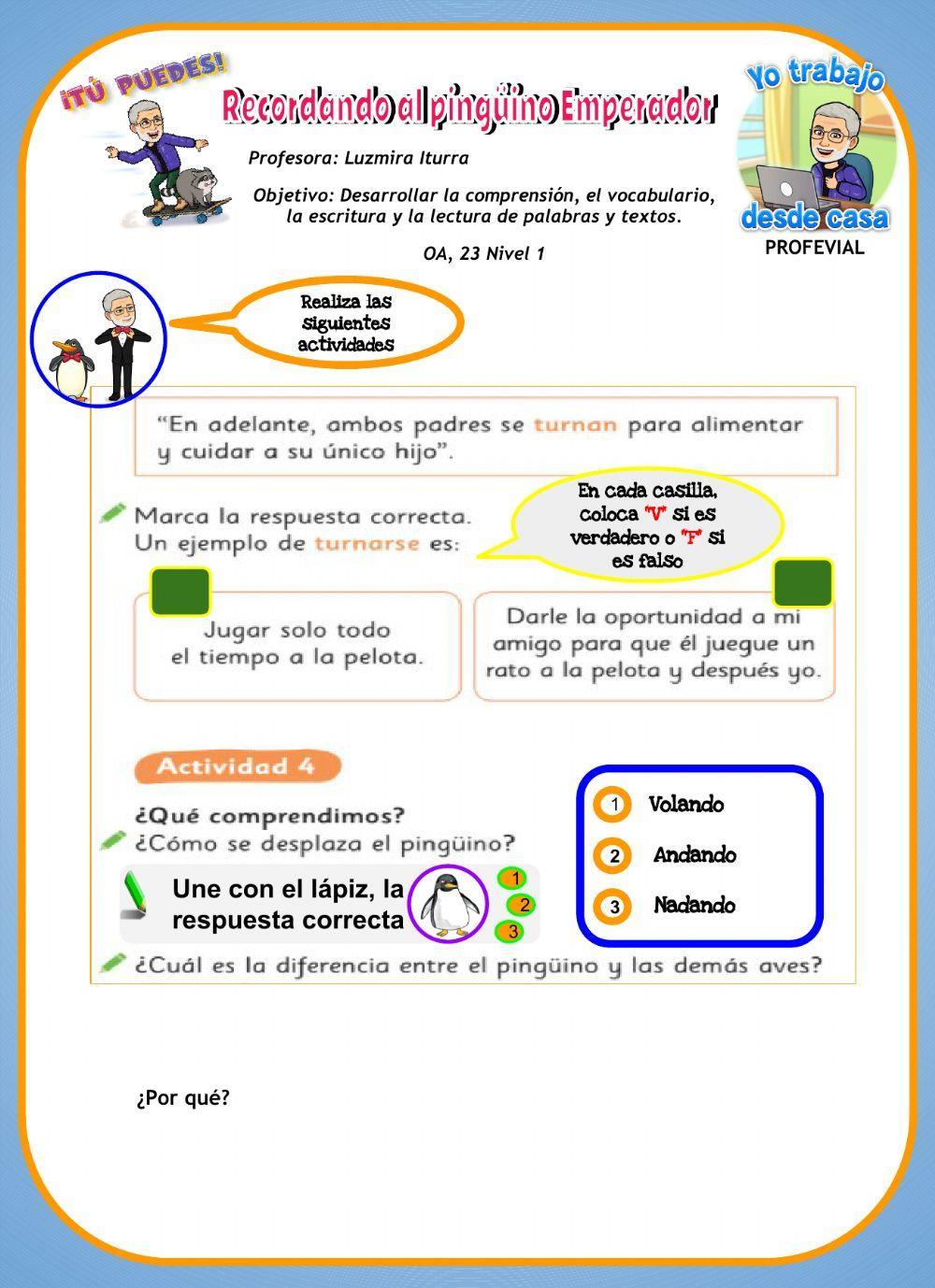 Recordando cuento pingüino