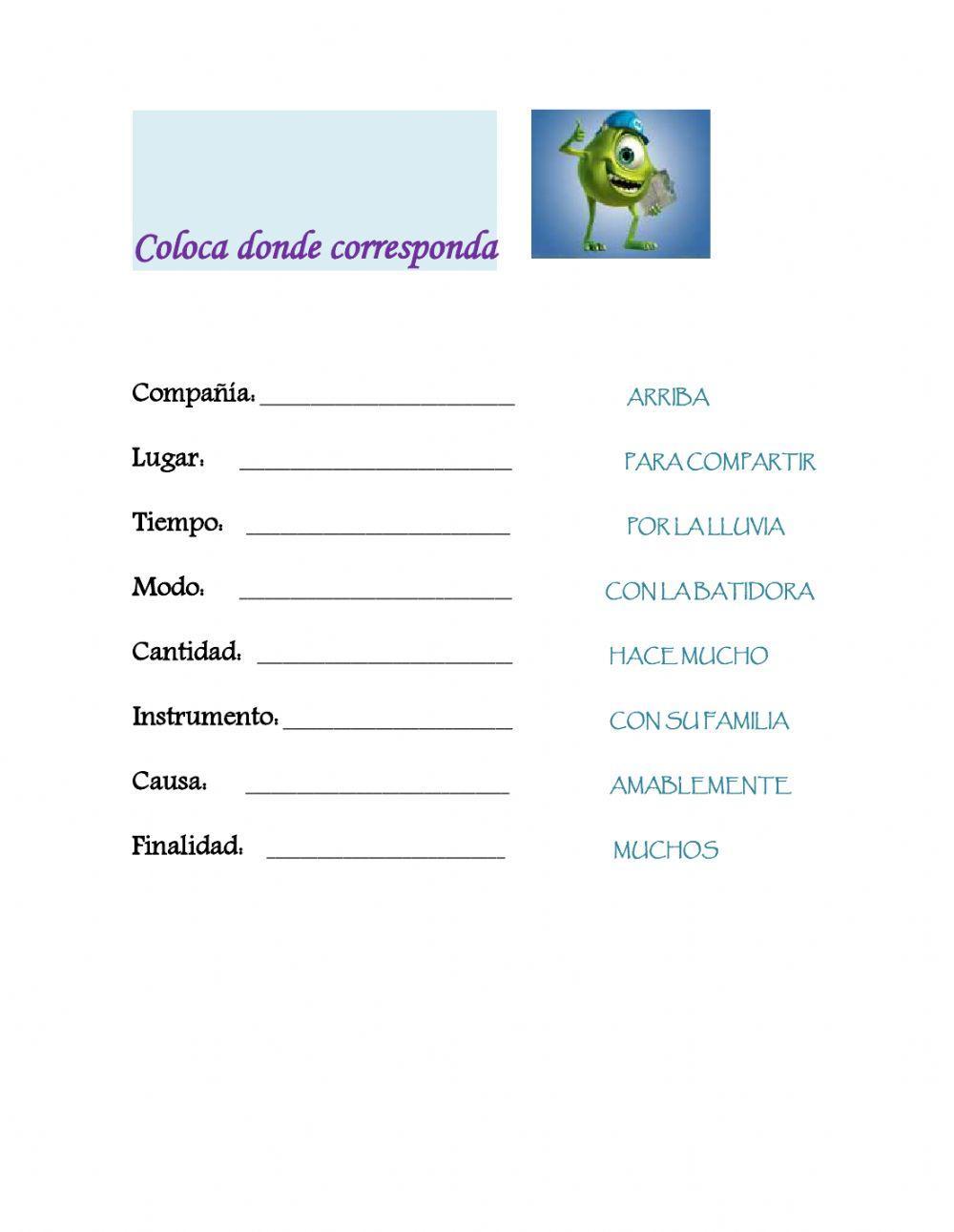 Modificadores del Predicado