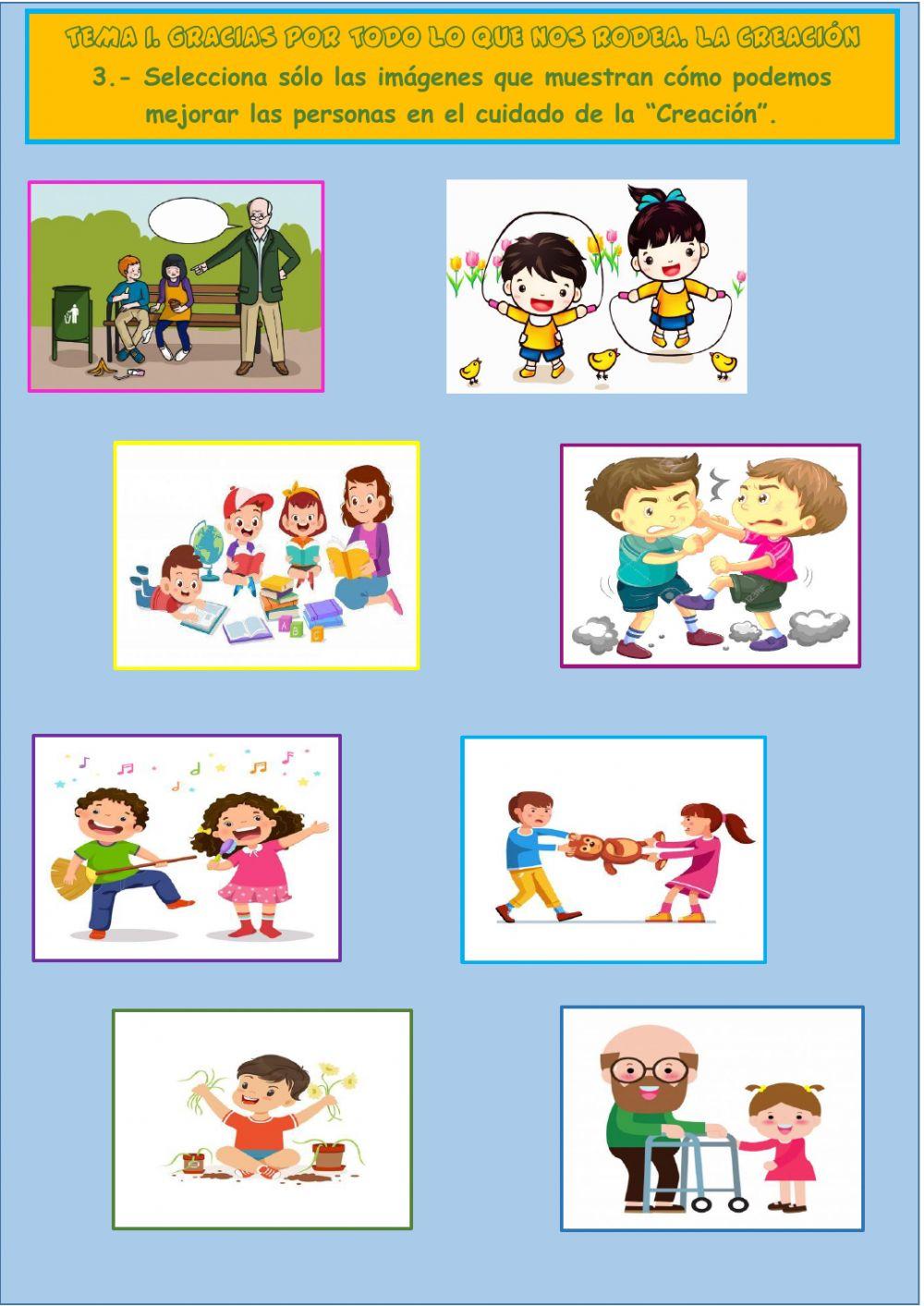 Gracias por todo lo que nos rodea. La Creación. 2º Primaria Ceip Profesor Tierno Galván Utrera