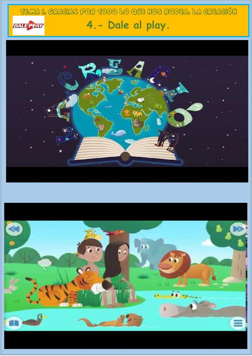 Gracias por todo lo que nos rodea. La Creación. 2º Primaria Ceip Profesor Tierno Galván Utrera