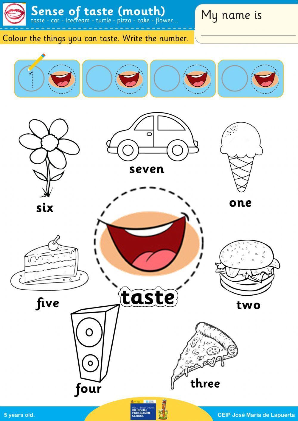 399243 Sense Of Taste Teacher toni LiveWorksheets 399243-sense-of-taste-teacher-toni-liveworksheets
