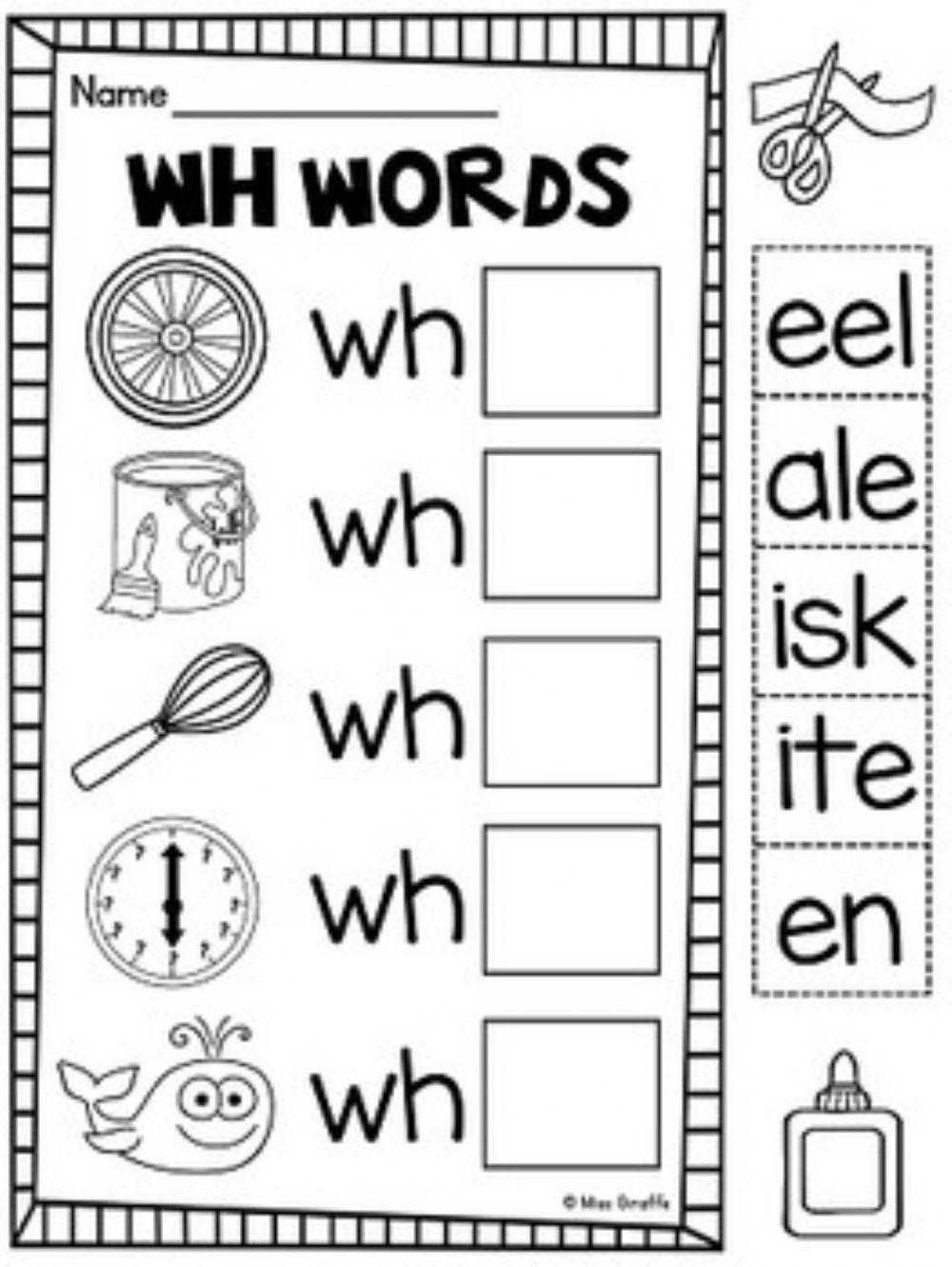 wh digraph online exercise for Live Worksheets wh digraph online exercise for Live Worksheets