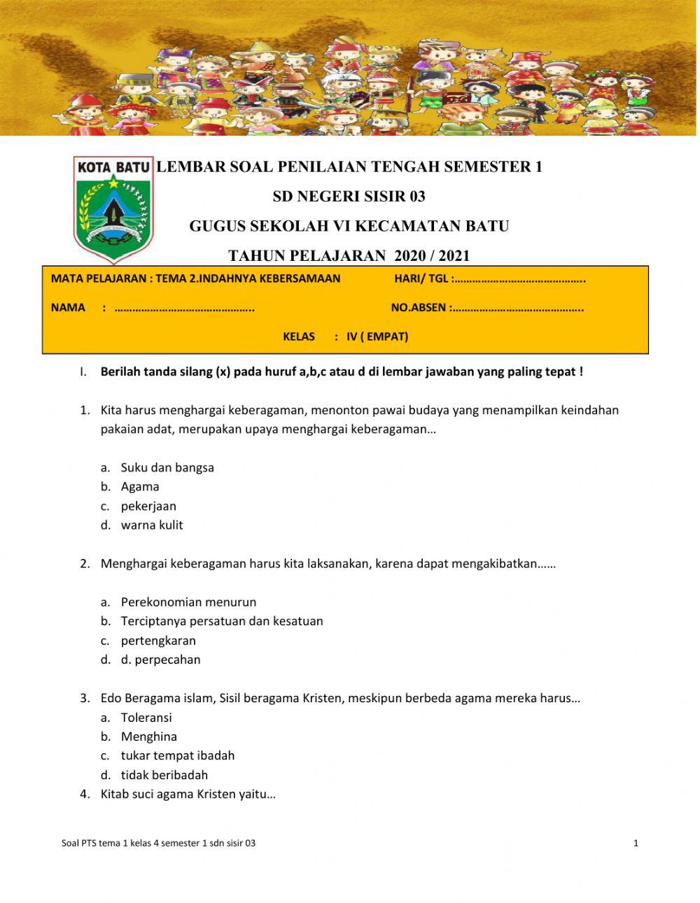 Penilaian Tengah Semester