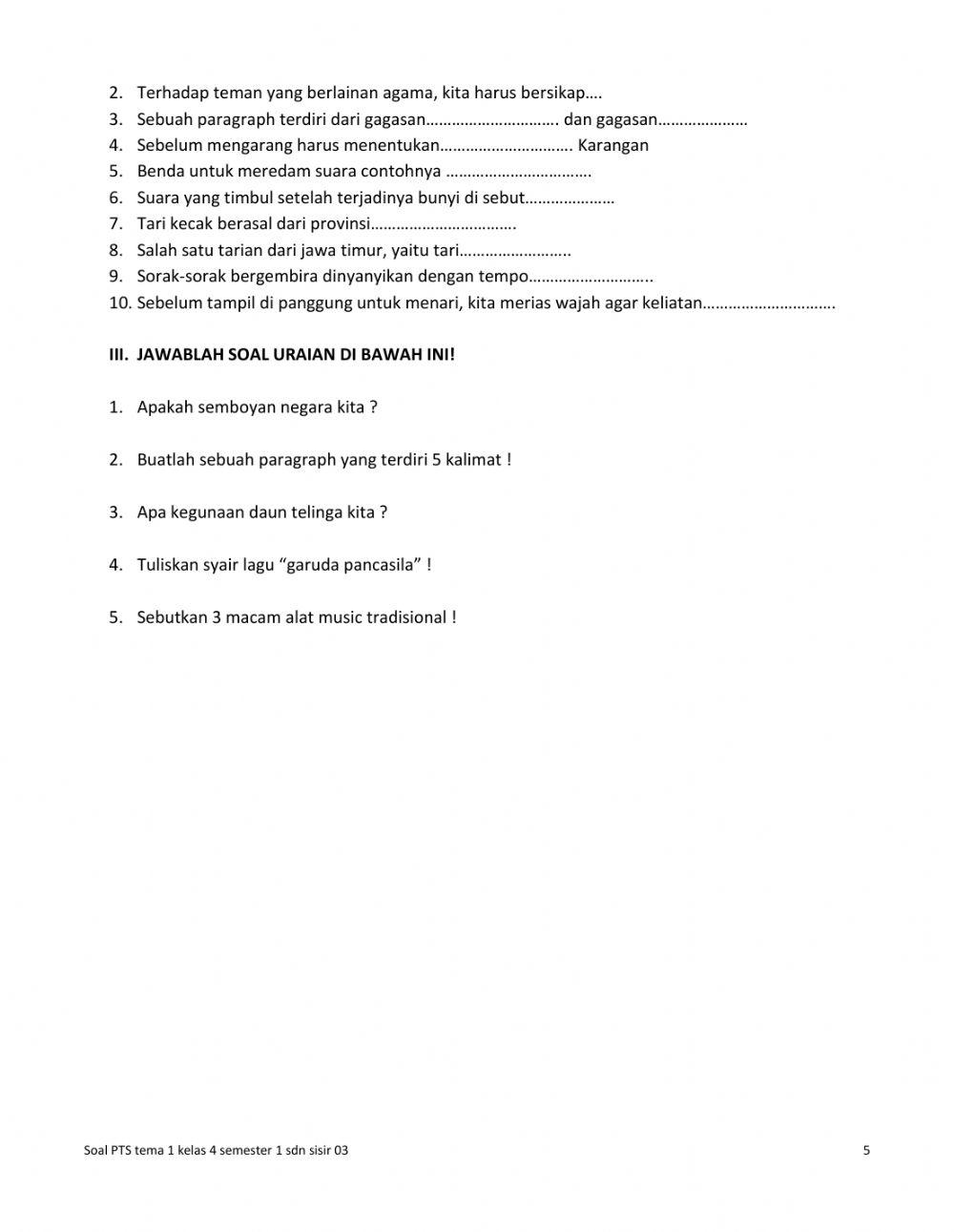 Penilaian Tengah Semester