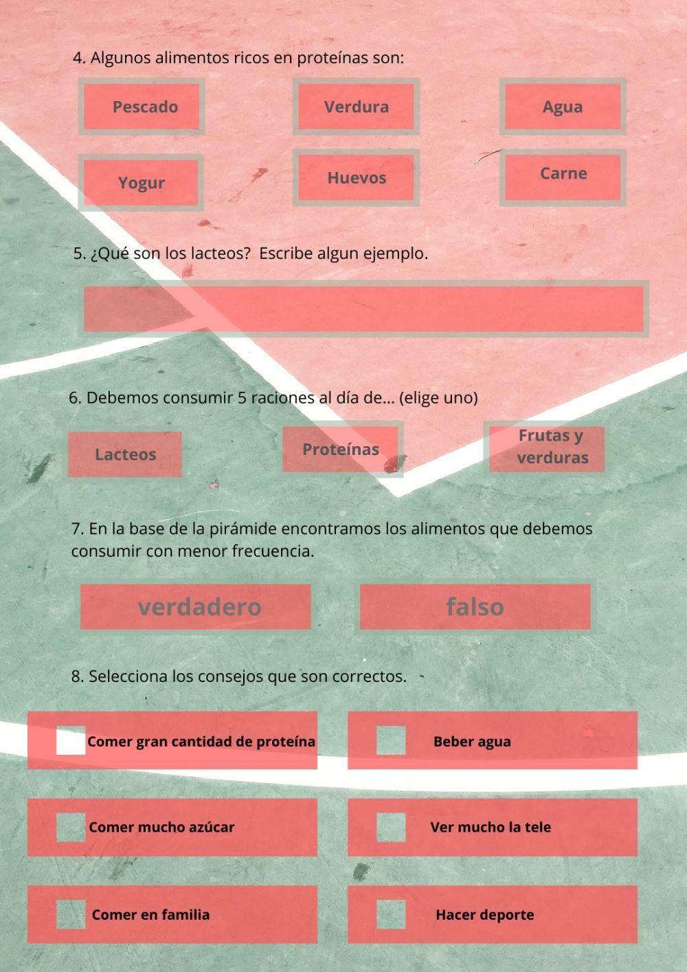 La pirámide alimentaria