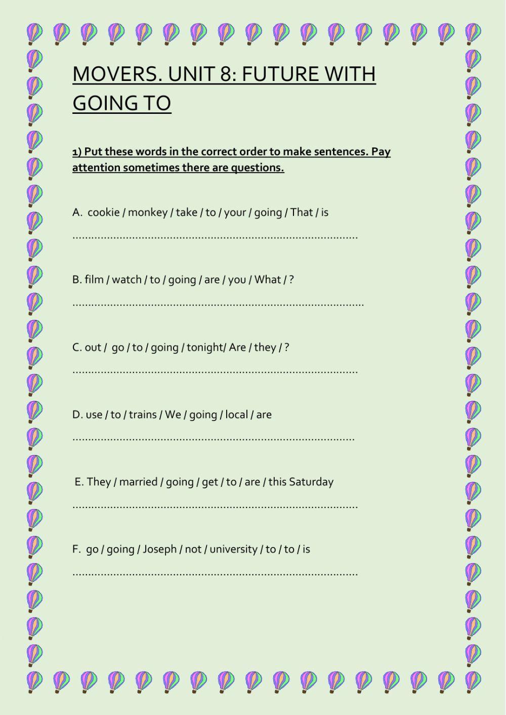 Future with Going to