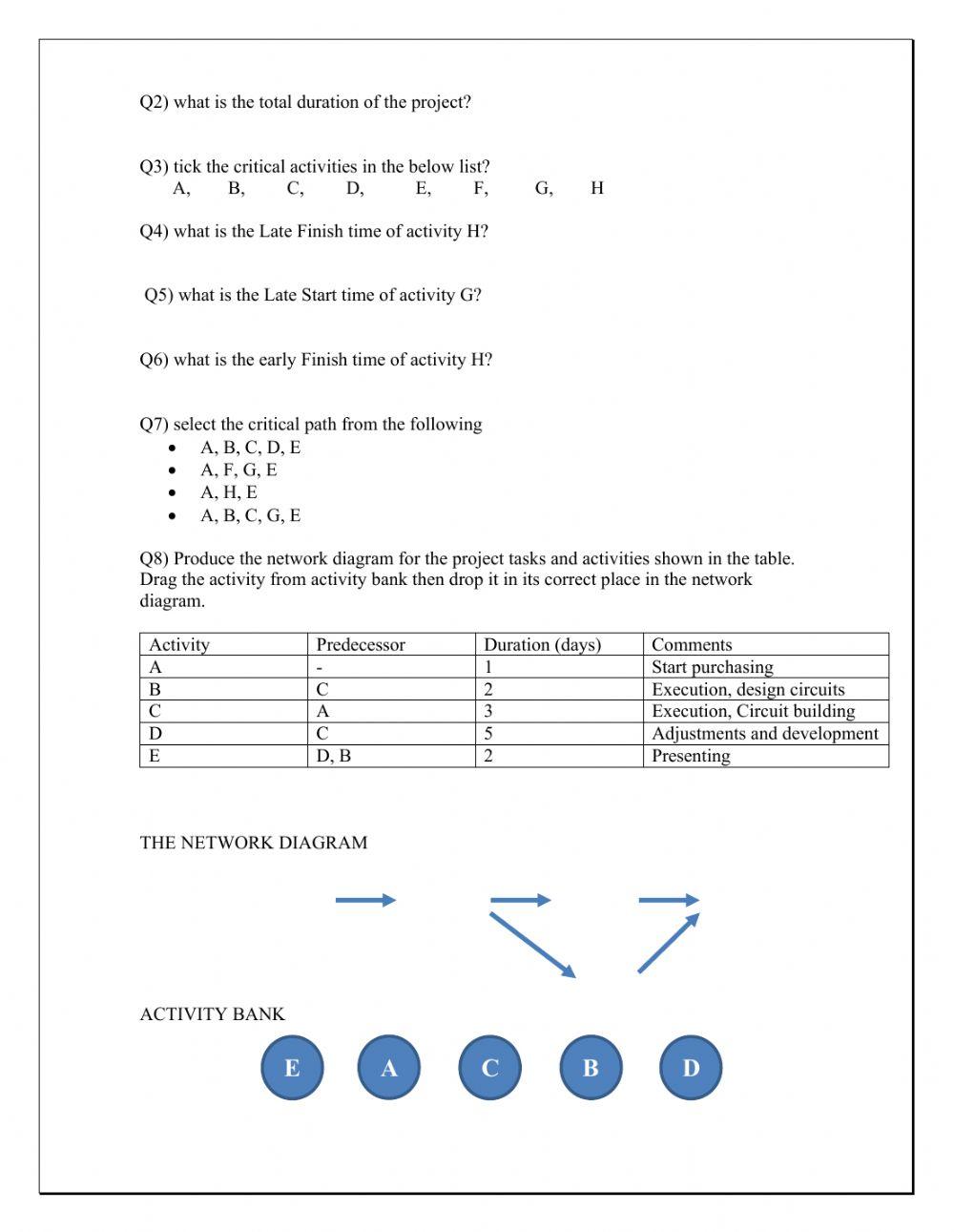 Network diagram drag and drop