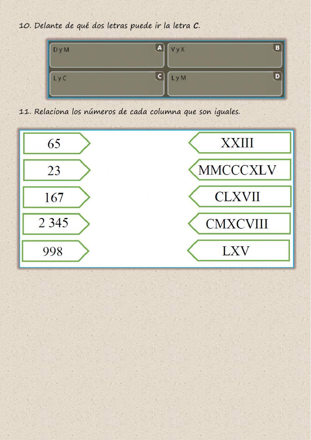 Tema 1. Números romanos.