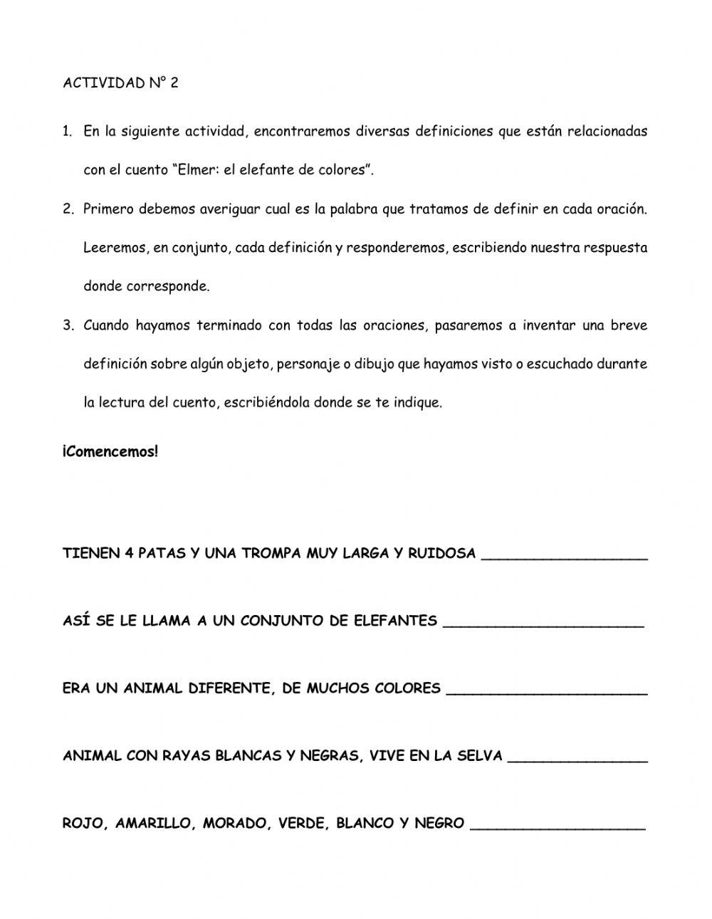 Actividades de Conciencia Semántica