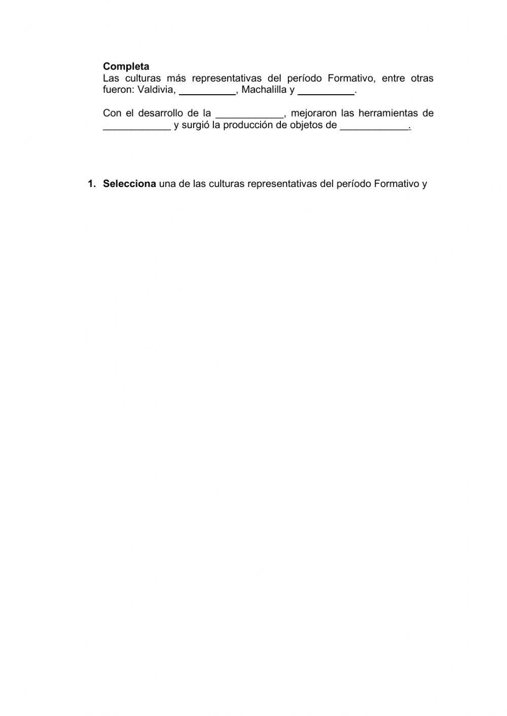 Sociedades agrícolas  aborígenes