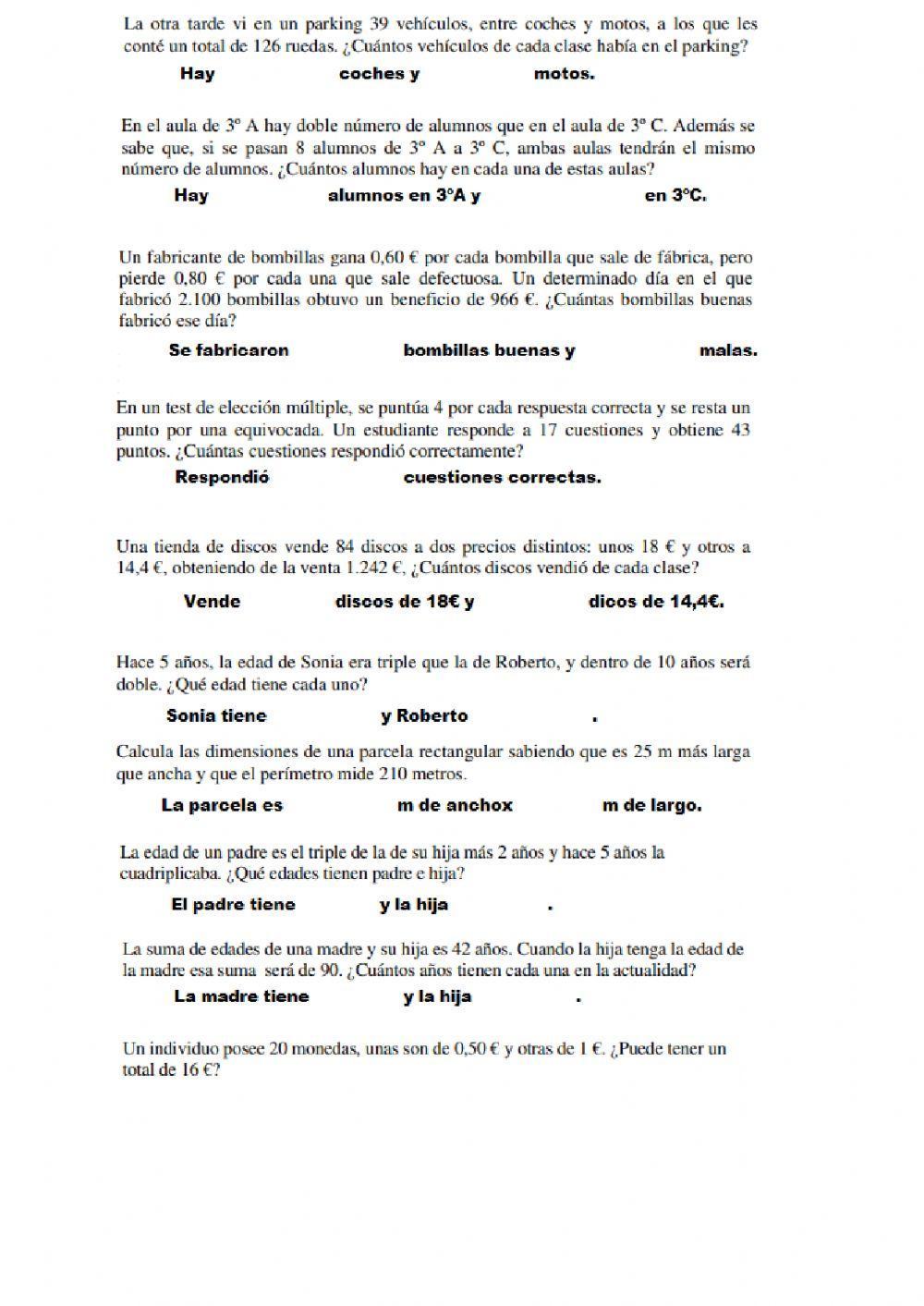 AMP-Problemas con sistemas de ecuaciones