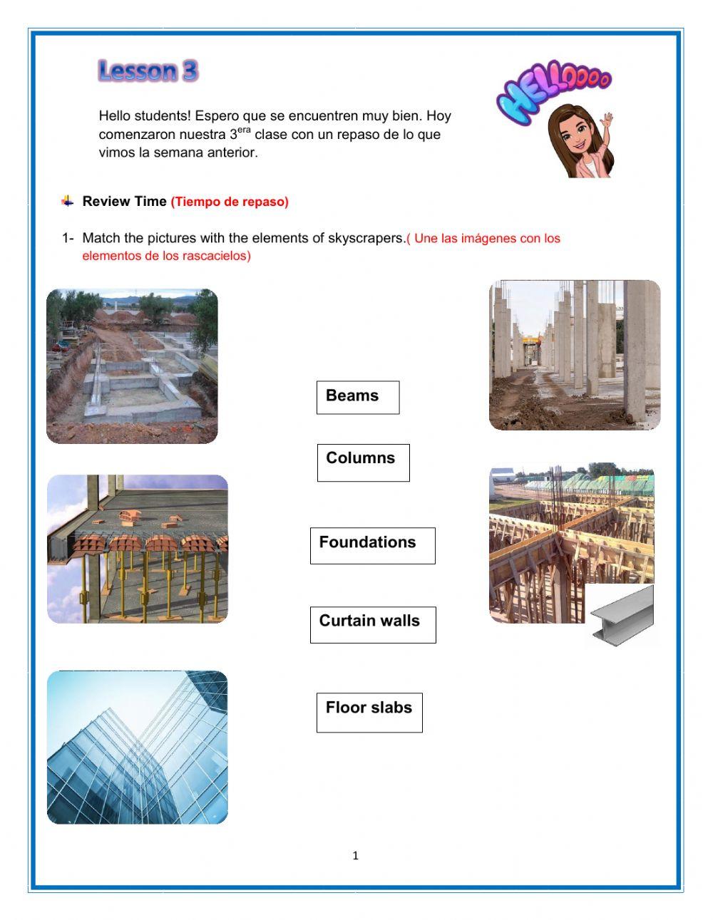 Lesson 3 (1)- 3°1°- English for Construction- 