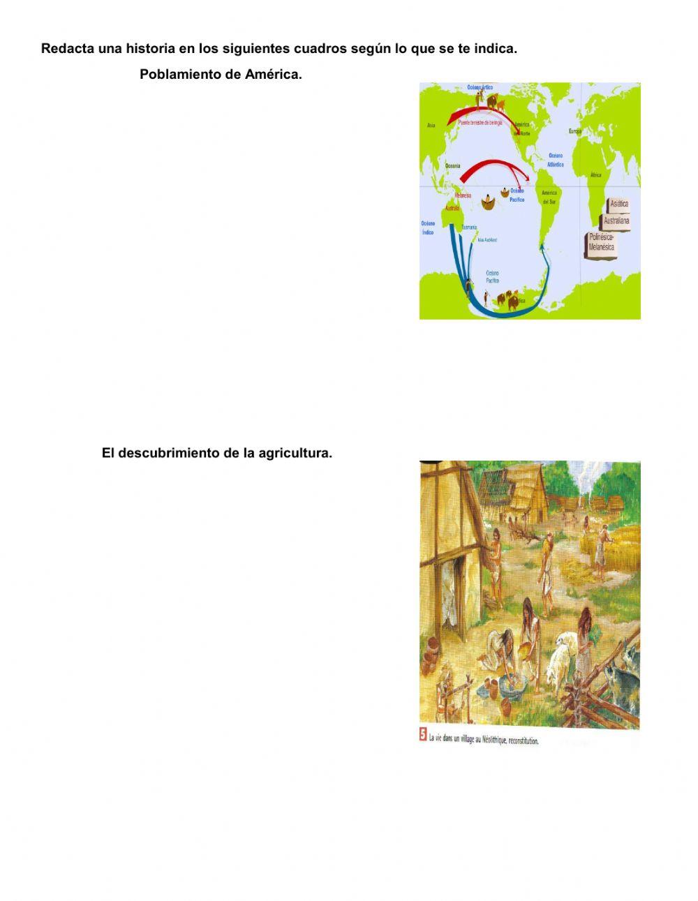 Poblamiento de América y la agricultura