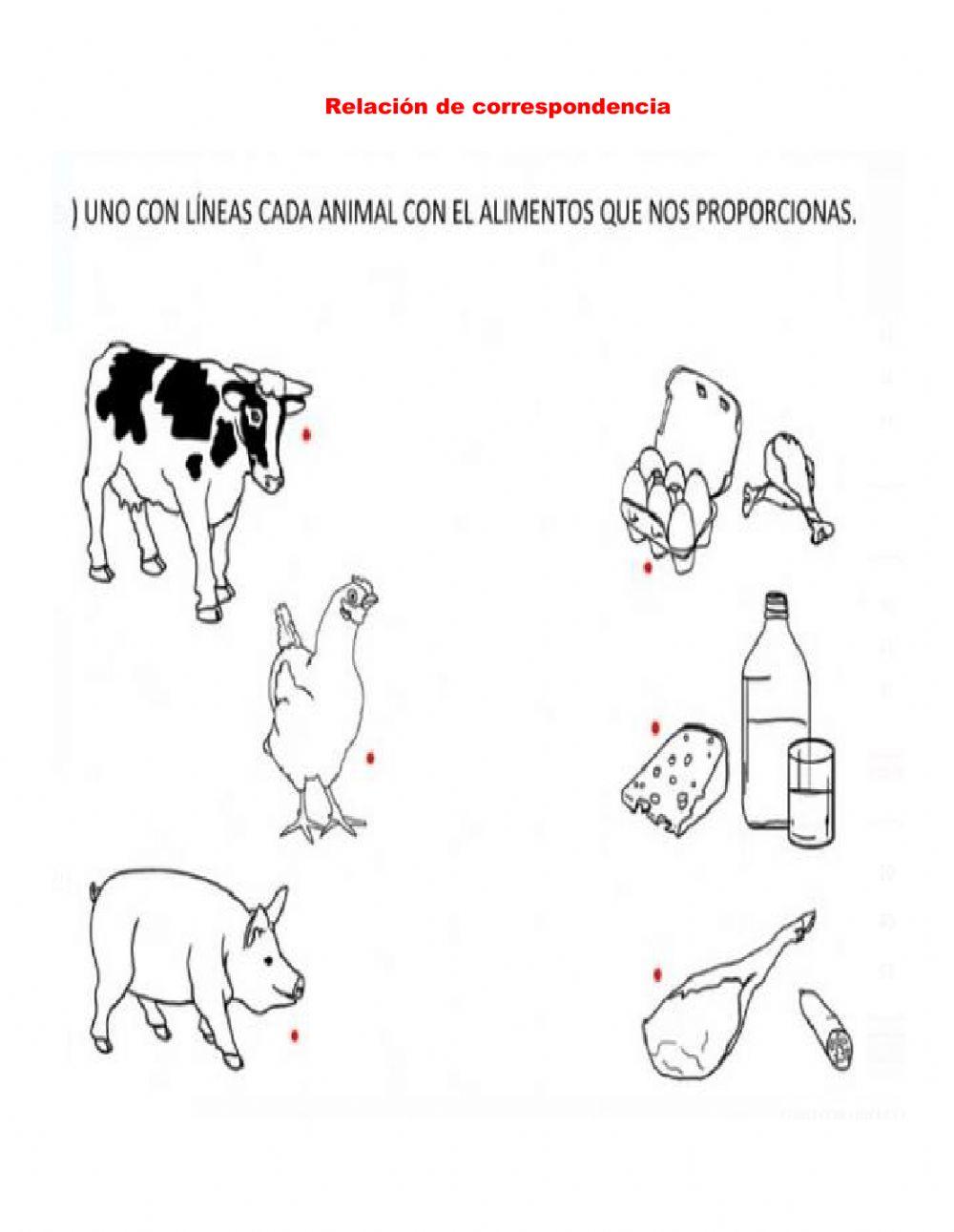 Relación de correspondencia elaborado por CARLOS PORTILLA