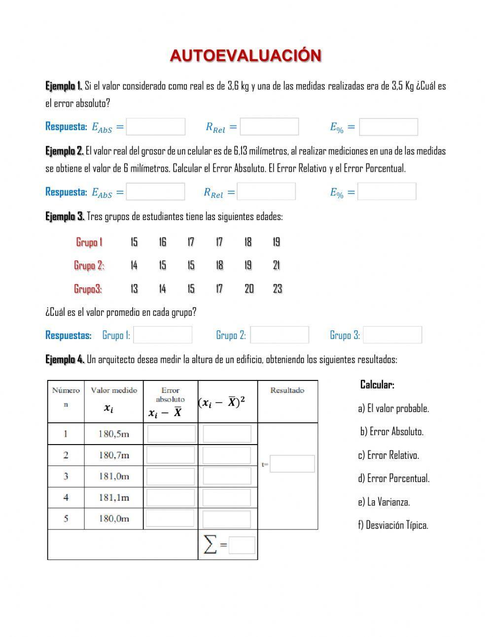 TEORIA DE ERRORES EN LA INVESTIGACIÓN