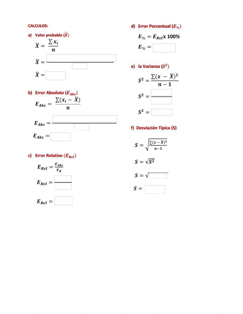 TEORIA DE ERRORES EN LA INVESTIGACIÓN