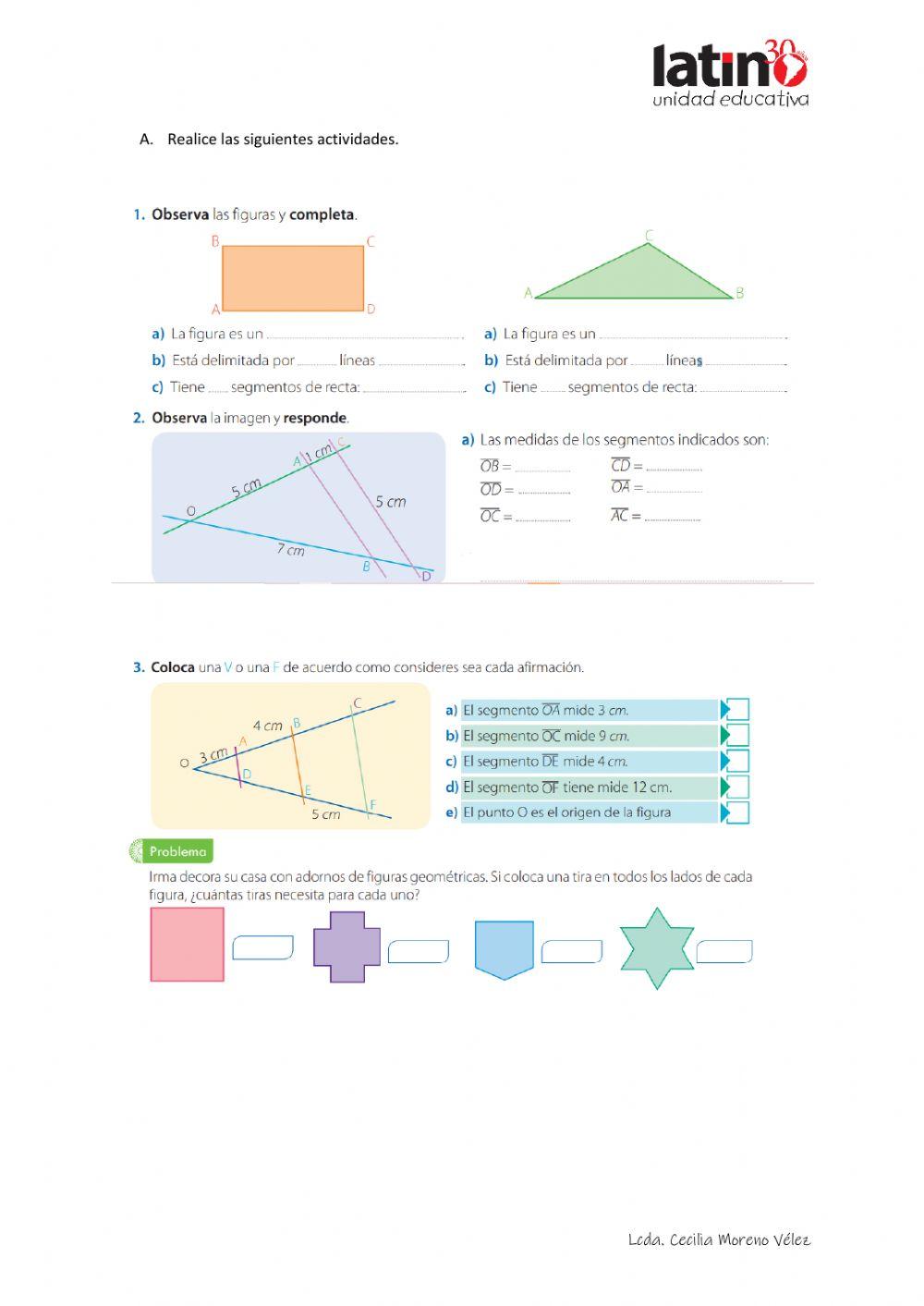 RECTAS - SEMIRRECTAS - SEGMENTOS