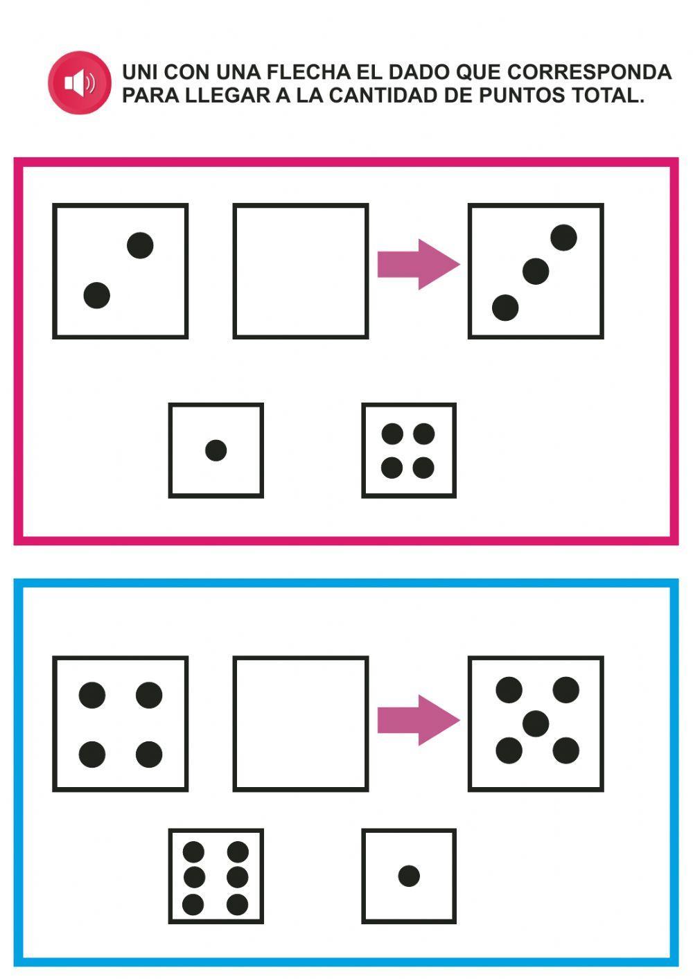 Completamos las sumas