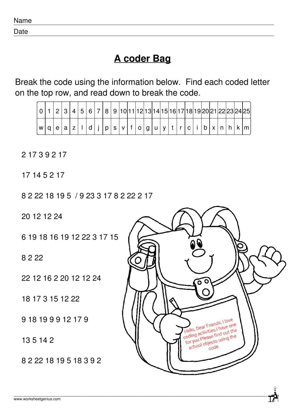 404190 a coder bag zeynepp liveworksheets