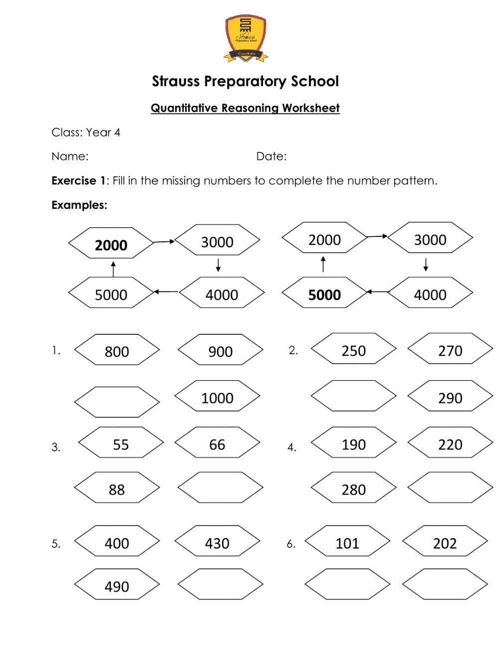 Quantitative Reasoning Quantitative Reasoning