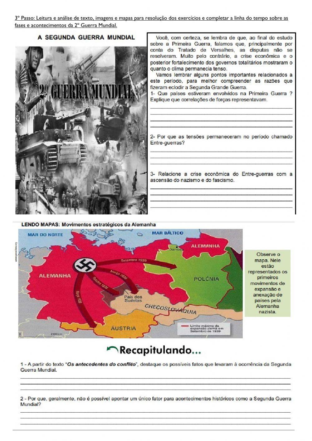 Recuperação História 9 ano