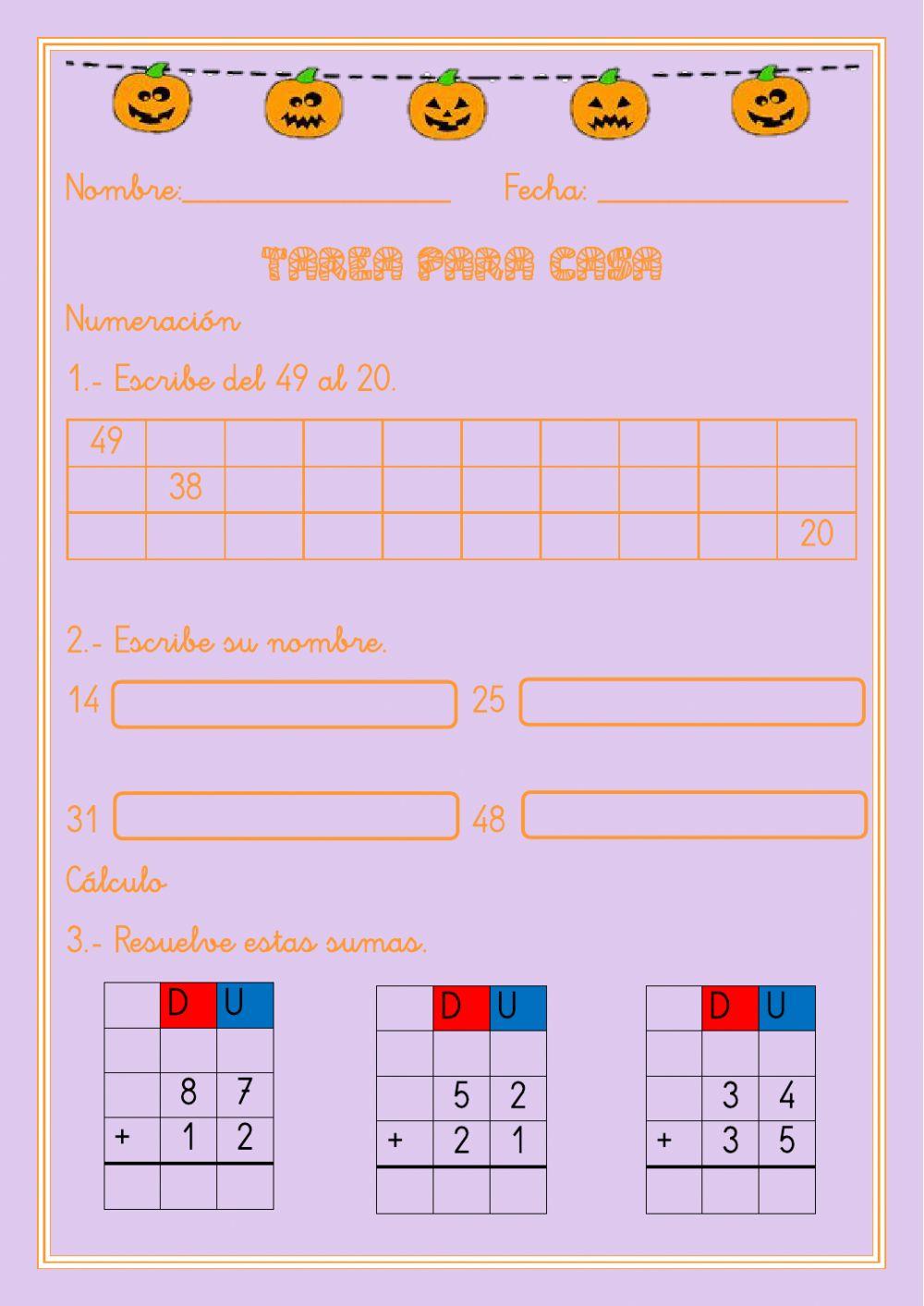 Tarea de casa