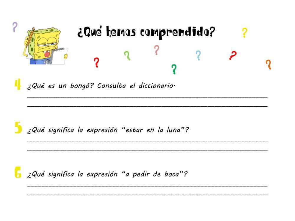 Actividades Bob Esponja