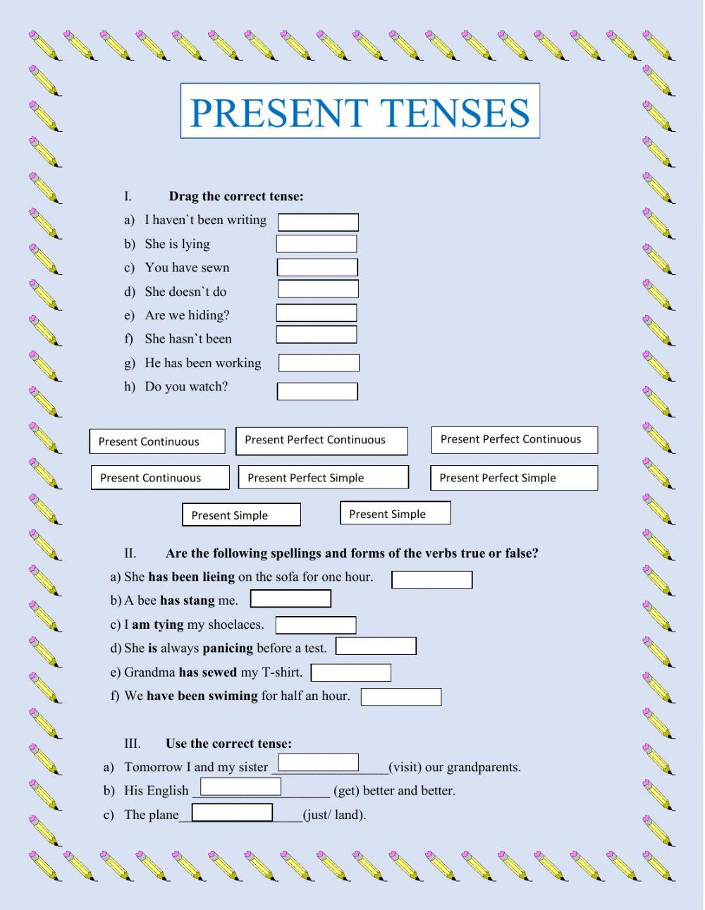 Present Tenses