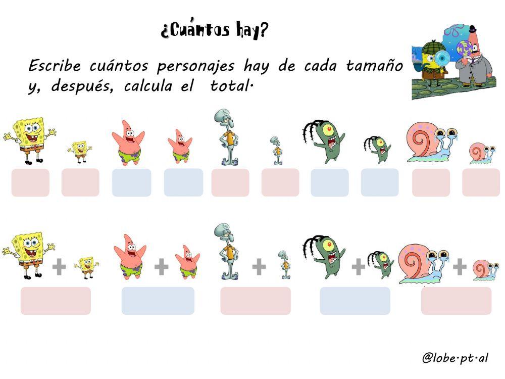 Actividades Bob Esponja 2