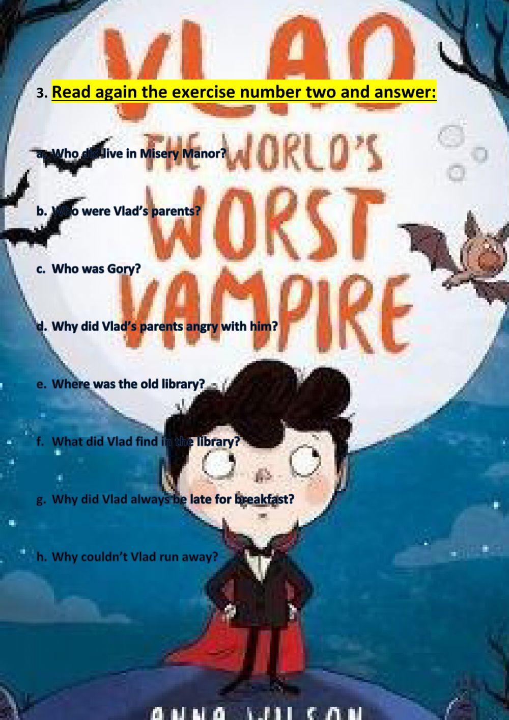 Vlad the world's worst vampire