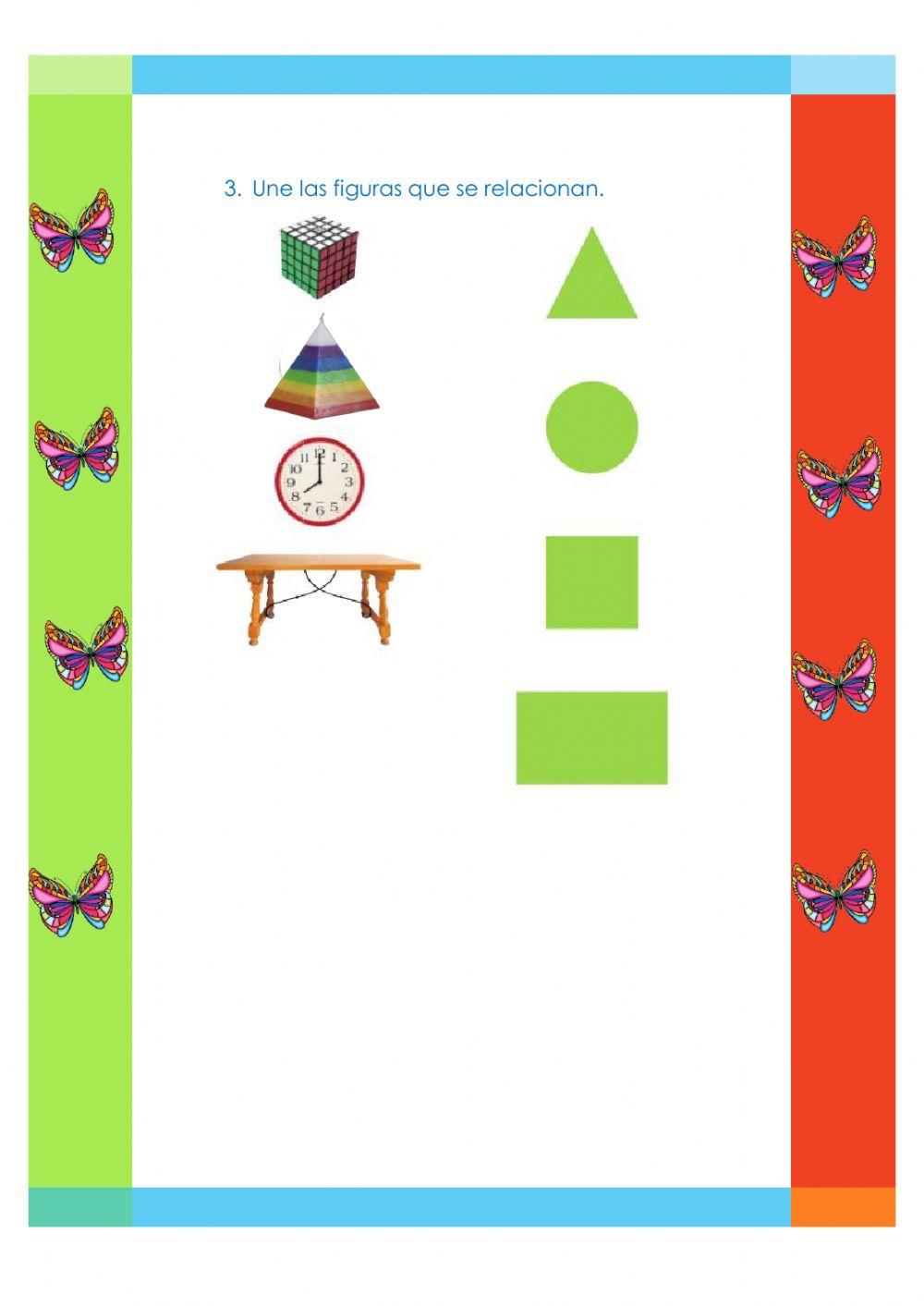 Relación entre figuras 2d y 3d