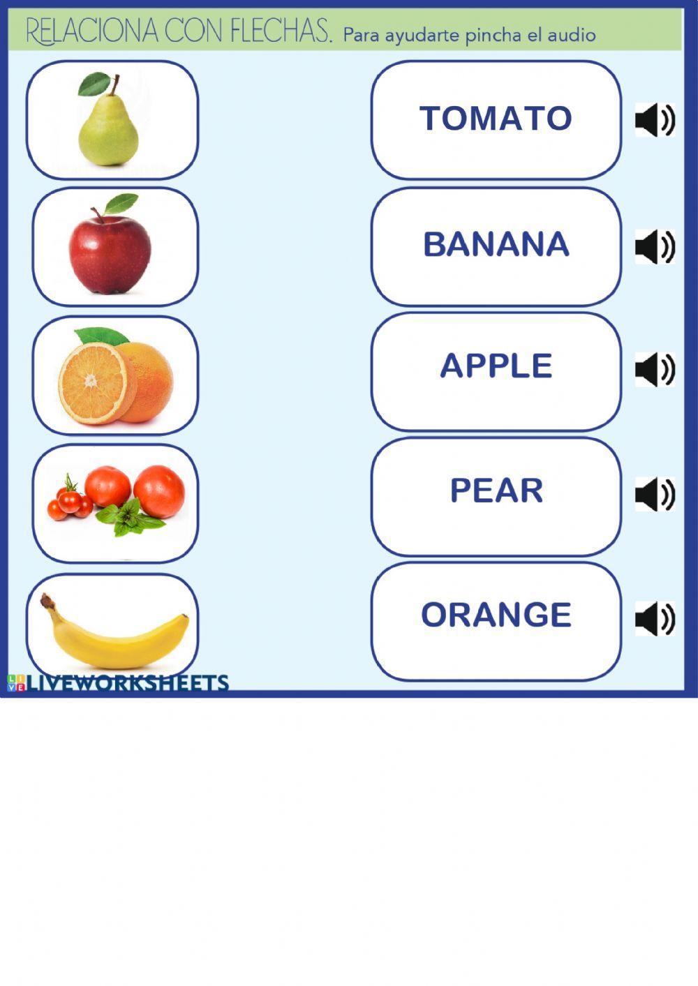 Fruits Activity Fruits Activity