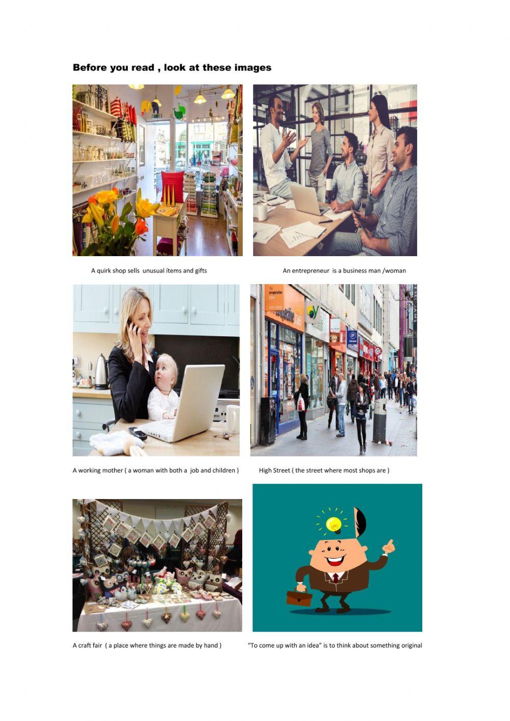 E-commerce. Young entrepreneurs