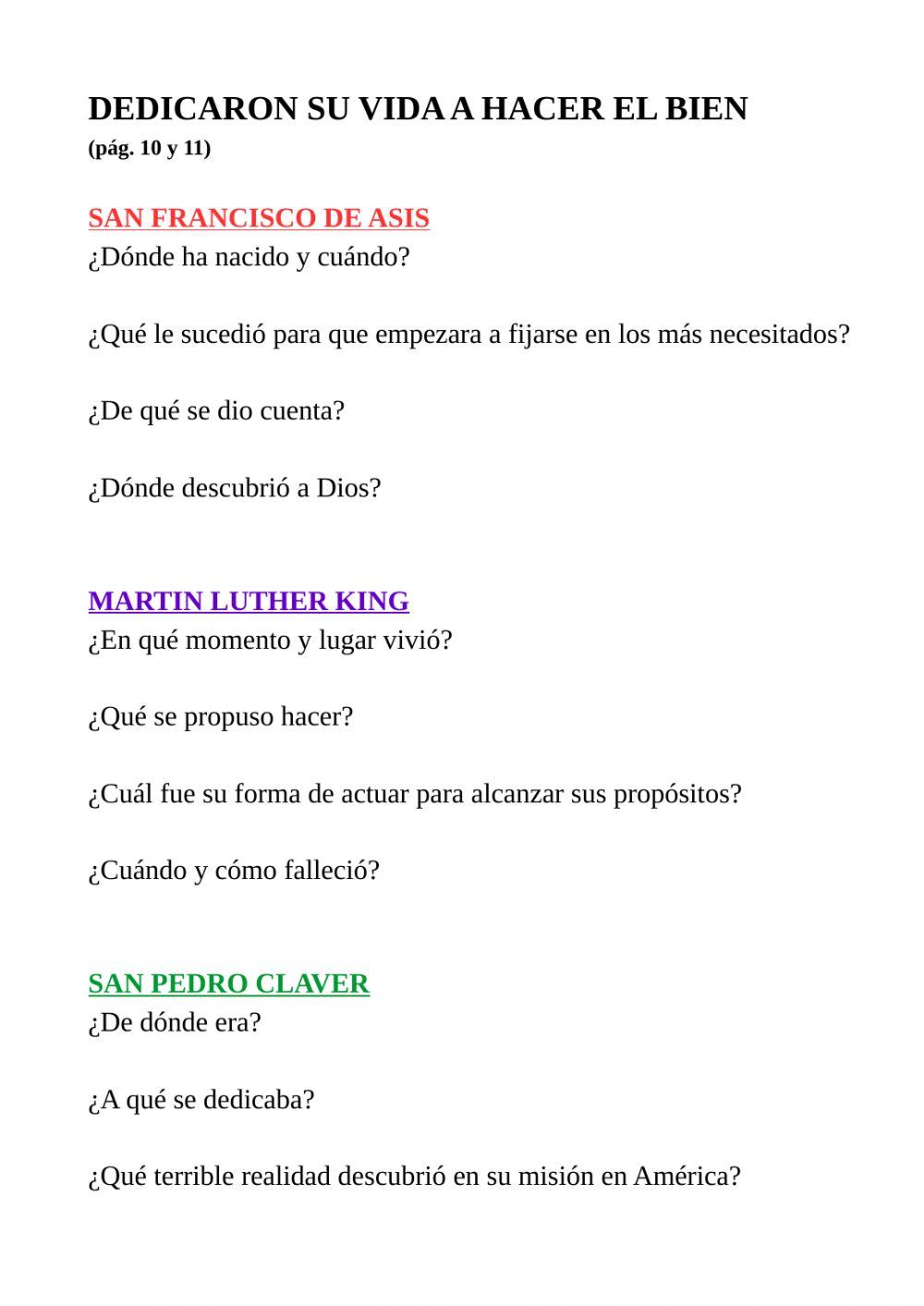 Dedicaron su vida a hacer el bien