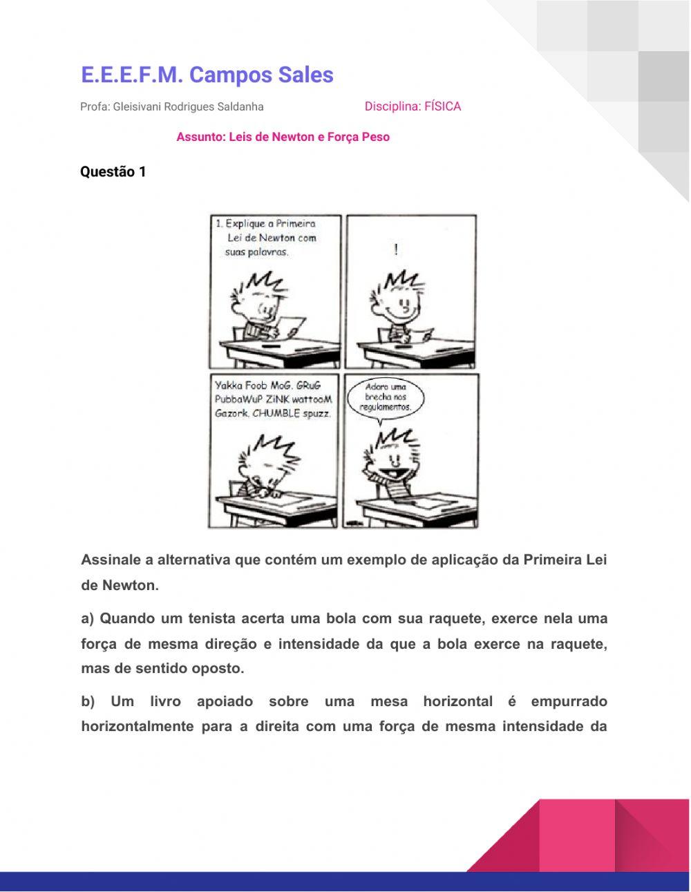 Atividade Interativa 1°ano