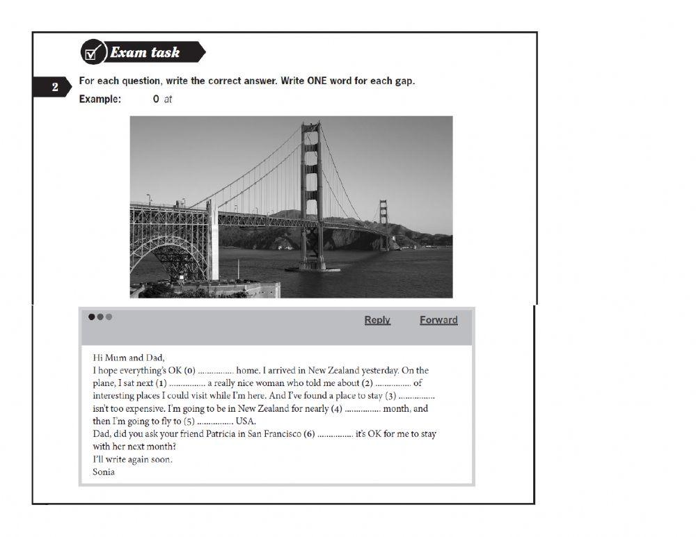KEY FOR SCHOOLS: Reading and use of english part 4 and 5