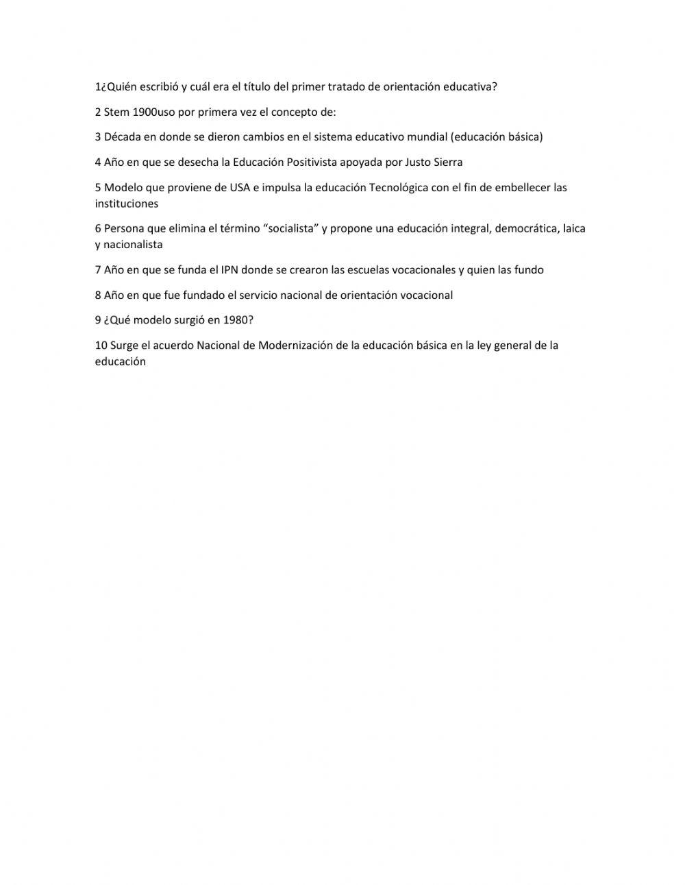 Antecedentes de la orientación educativa