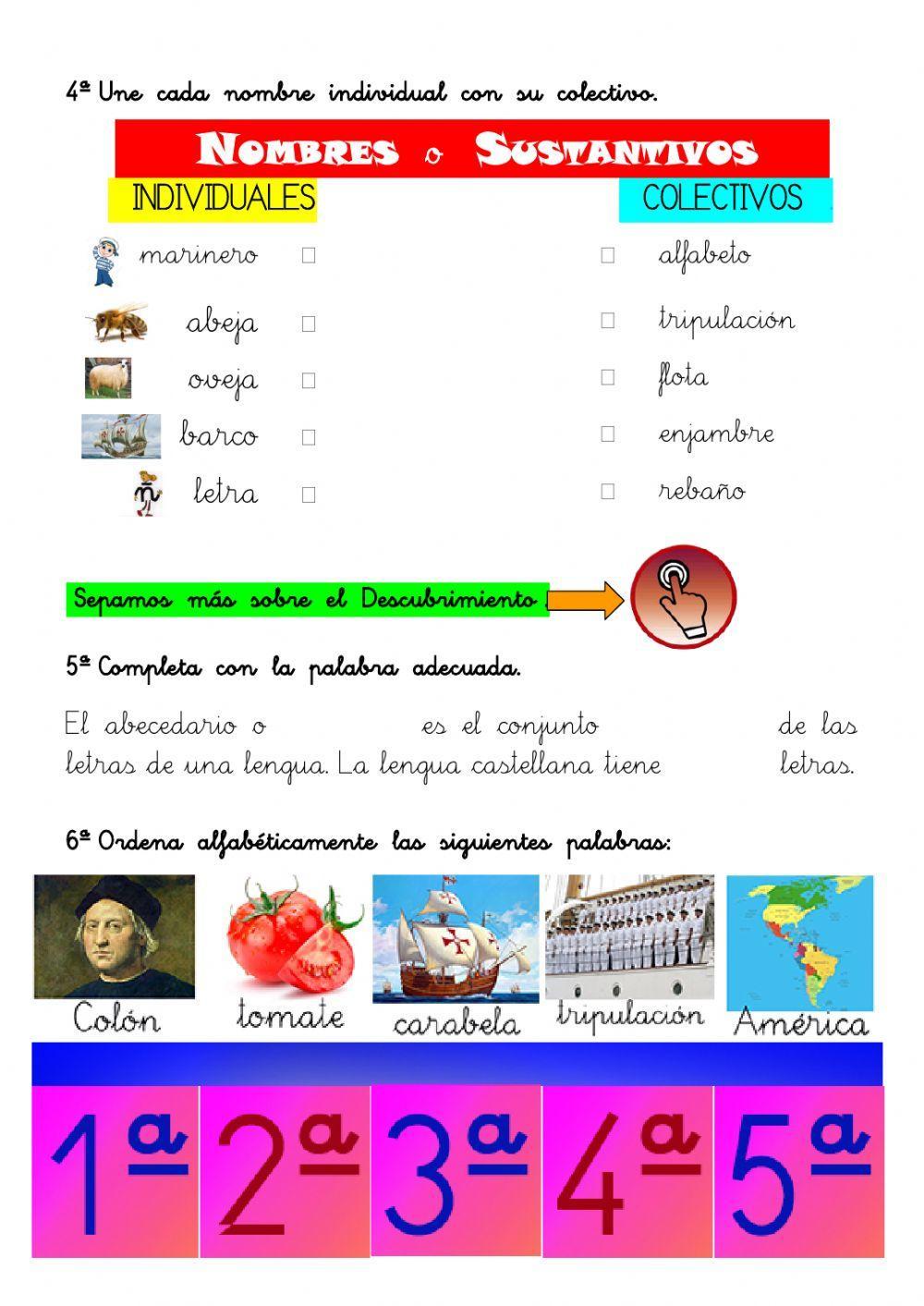 Comprensión lectora 3º EP 02 Alfabeto