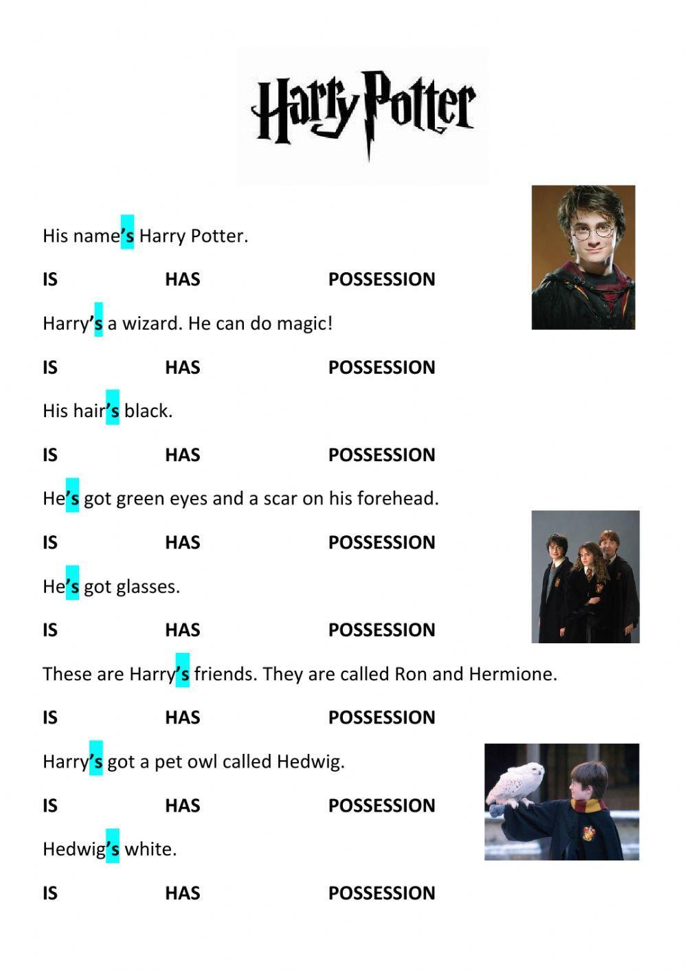 The different uses of 's