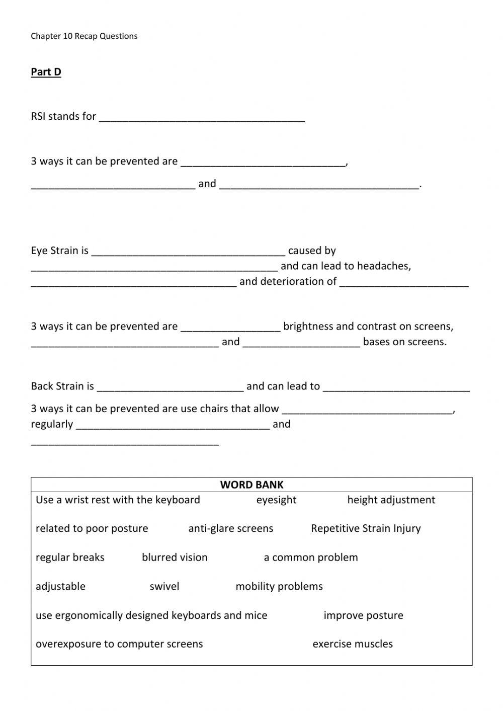 Digital Technology - Chapter 10