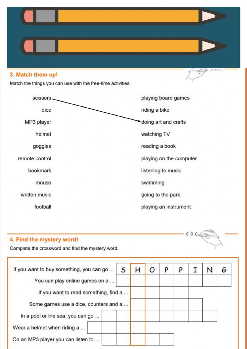 Free Time and Leisure Activities