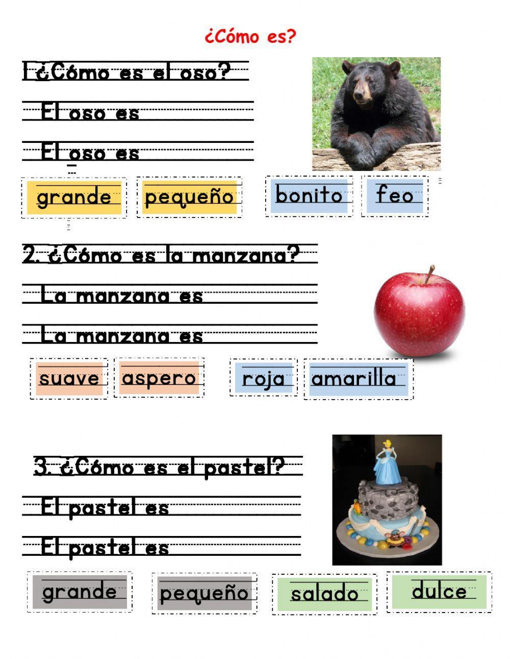 Oración interrogativa  como?