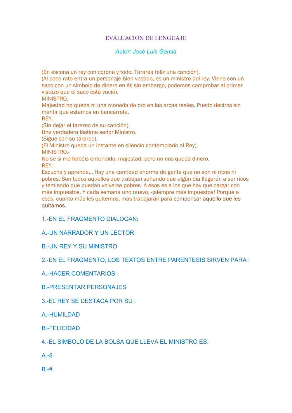 El rey y su ministro