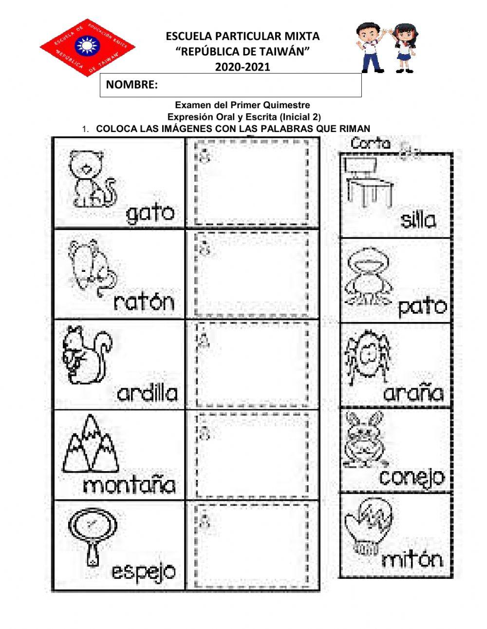 Examen Expresion Oral y Escrito